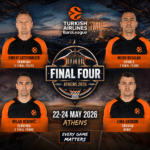 Final Four 2026: Με Λότερμοζερ, Λατίσεβς και δύο «πρωτάρηδες» η σφυρίχτρα στην Αθήνα