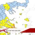 Χάρτης  πρόβλεψης  πολύ υψηλού κινδύνου πυρκαγιάς για την  Πέμπτη 23/07/2026 – Αυξημένη ετοιμότητα