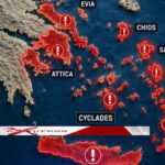 Σε πολύ υψηλό κίνδυνο πυρκαγιάς η Εύβοια σήμερα Πέμπτη – Ποιες περιοχές βρίσκονται στην κατηγορία 4